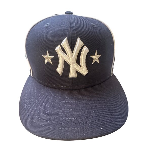 New Era Other - New Era Yankees 2019 ASG Fitted Cap 7 1/4 Official On-Field MLB Navy & Gold Embr